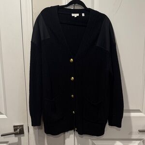Pre Loved Alc Black Cardigan  with Gold Buttons size M